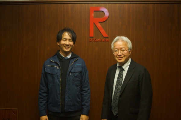 平井社長と野口副学長の写真