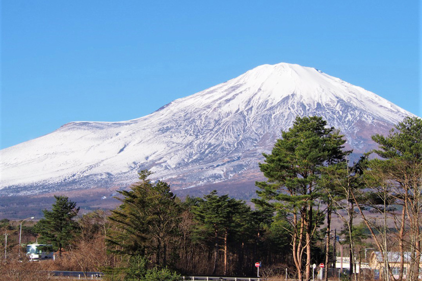 火山調査で訪れた富士山