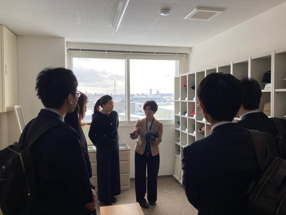 特殊衣料様訪問の様子2