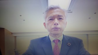 環境省事務次官挨拶の様子