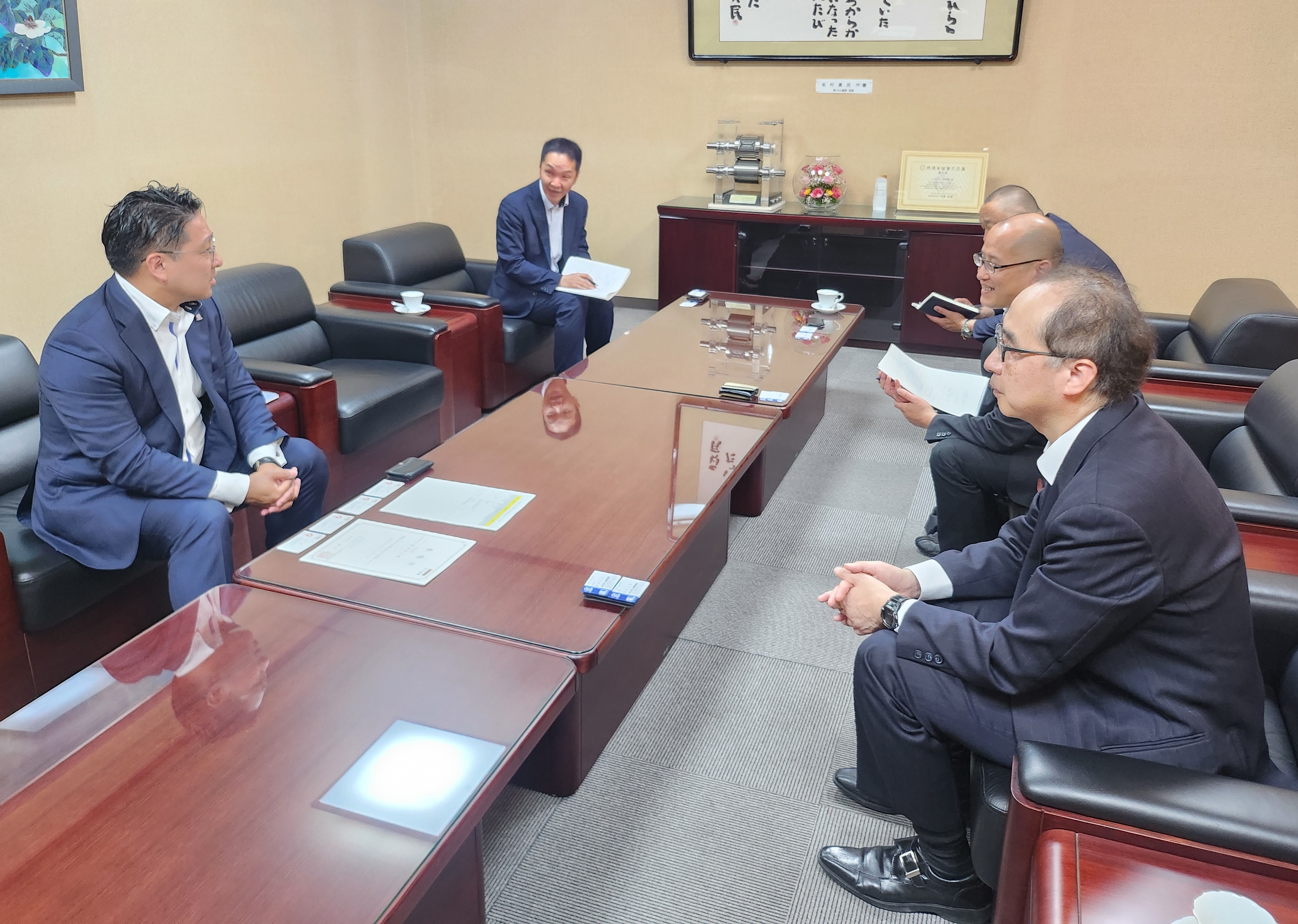 ジャスティン株式会社様ご訪問（応援士の再任と意見交換）その2
