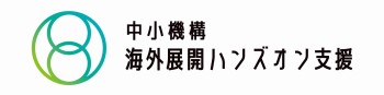 海外展開ハンズオン支援ロゴ画像